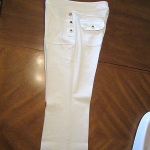 CACHE WINTER WHITE SZ 8 PANTS